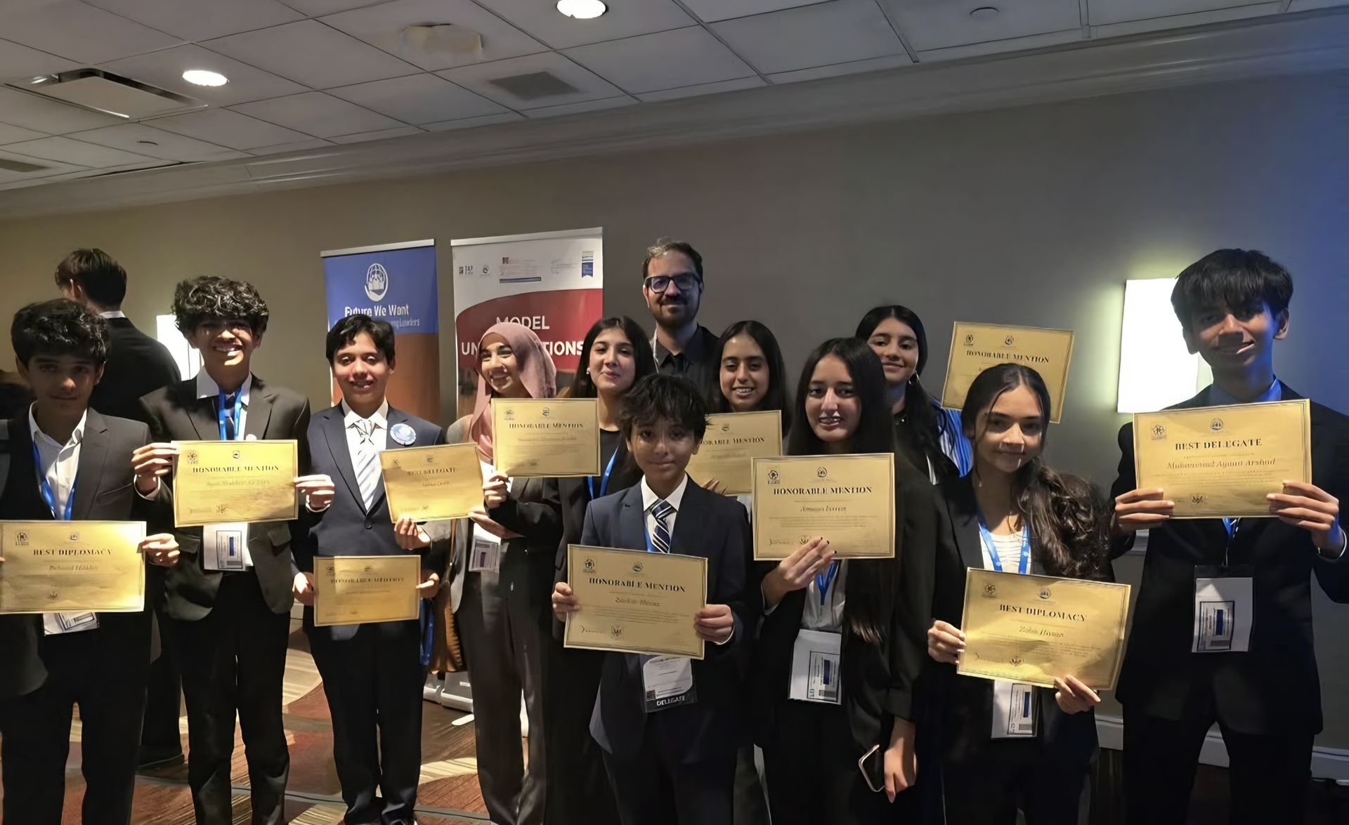 TEAM MJ winners, UN HQ · New York · July 2025